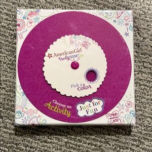 American Girl Colorful Activity Wheel